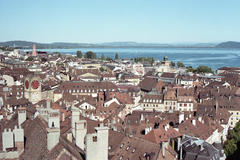 Neuchâtel, vue depuis la tour des prisons